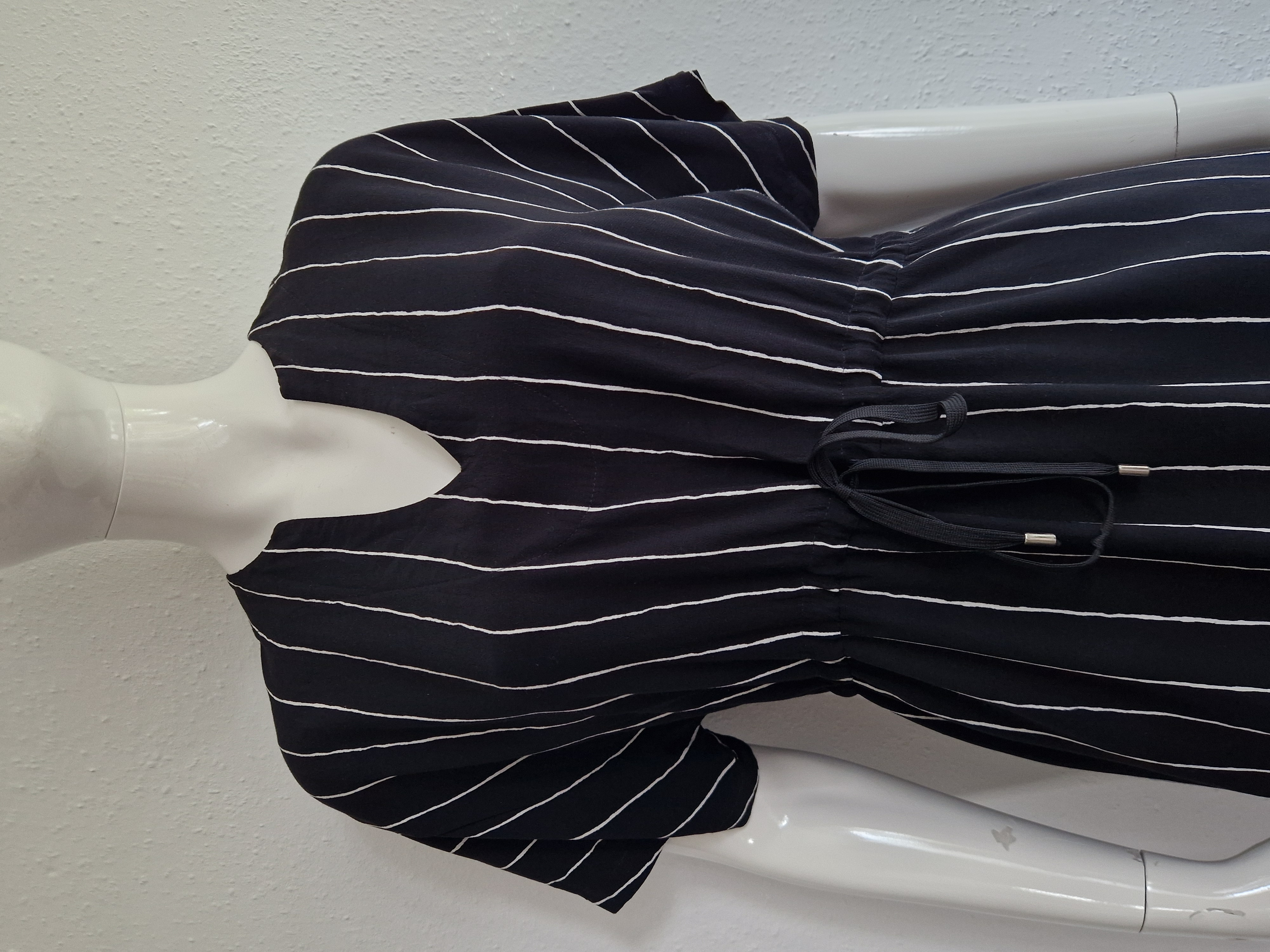 Oui jurk. Maat M. Zwart/wit/streep.