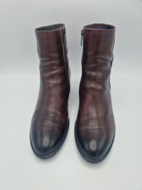 Ecco Shape 35 Block enkellaarsjes. Maat 39. Bruin.