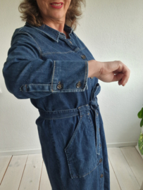 Mos Mosh Selby denim jurk. Maat M. Blauw