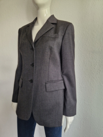 Sisley blazer. Maat 38. Grijs/wol.