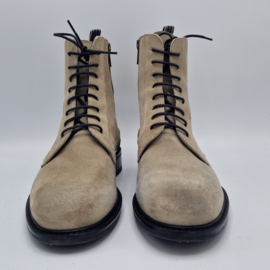 Floris van Bommel enkellaarsjes. Maat 37,Beige/suède.