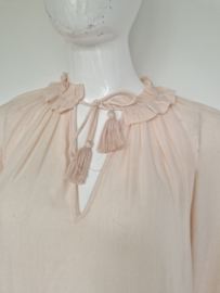 Louizon blouse. Maat 3. Poederroze