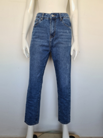 Hello Miss cropped jeans. Mt.  38/40, Blauw.