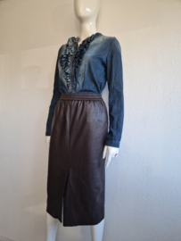 Femmes du Sud vegan rok Ninette. Maat M. Bruin.