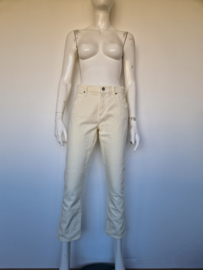 Citizens of Humanity cropped jeans.Crème. Maat 40