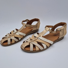 Pikolinos sandalen. Maat 41, Crème/beige.
