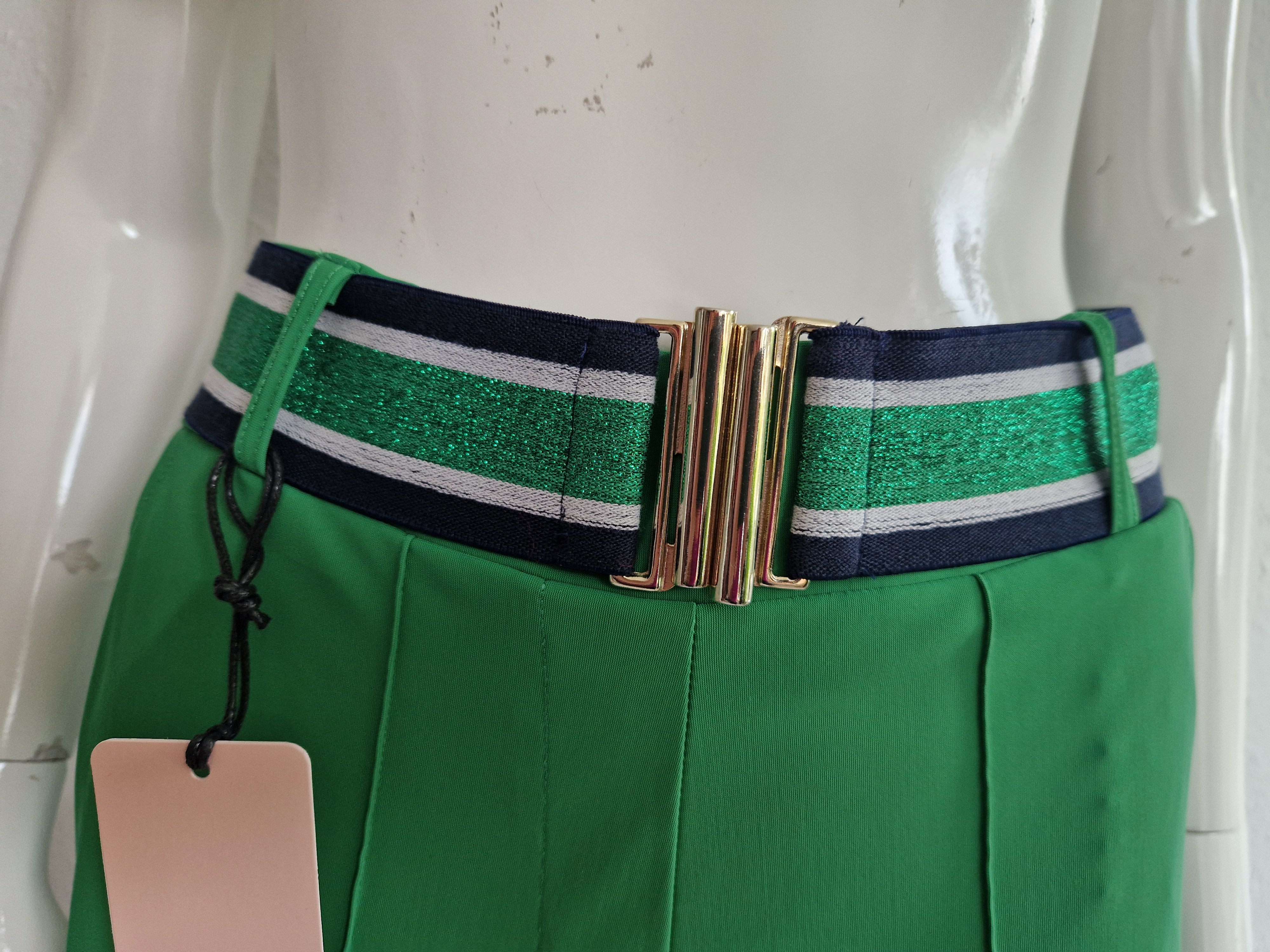 Studio Anneloes pantalon  Rae. Maat M. Appeltjes groen