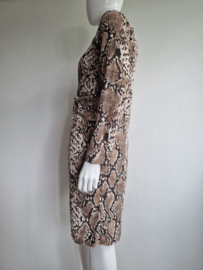 Drole de Copine jurk. Maat L. Snakeprint.