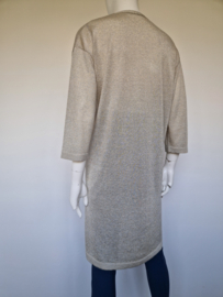 Luisa Cerano vest. Maat 40, Beige/goud