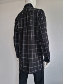 Joline Jolink blouse. Maat S. Zwart/ruit.