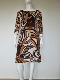 Expresso jurk grafische print. Maat L.