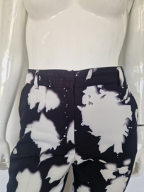 Claudia Sträter pantalon. Maat 40,Zwart/wit.