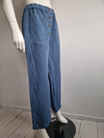 Trix en Rees pantalon Ulla. Maat M. Jeansblauw.