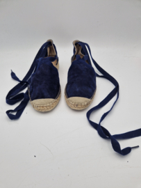 Fred de la Bretoniere espadrilles. Maat 39, Blauw/suède