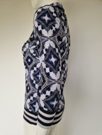 Studio Anneloes blouse. Maat S. Blauw/print.