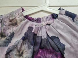 Comma top. Maat 38, Lila/bloemenprint.