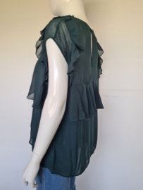 Just Cavalli top. It. Mt. 46, Donkergroen.