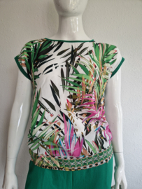 Geisha top. Maat 40. Print.
