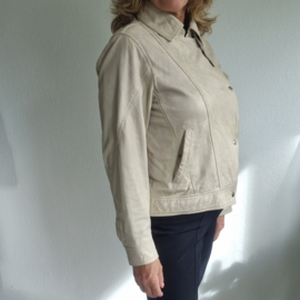 Goosecraft jasje. Mt. M. Beige/leer.