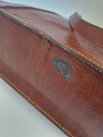 Il Calzolaro leren shopper. Bruin