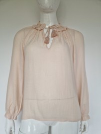Louizon blouse. Maat 3. Poederroze