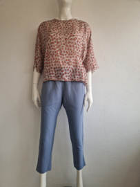 Bassike cropped pantalon. Maat 2. Lavendel.