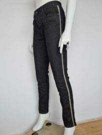 Blue Daze jeans. Mt. 40. Zwart/goudkleurig.