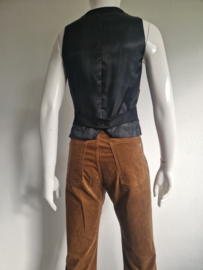 Vanilia gilet. Maat 36/38, Zwart.
