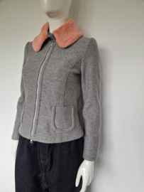 Marc Cain jasje | Maat N3/38 | Grijs | Scheerwol|