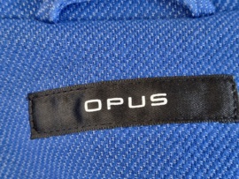 Opus blazer Helen Structure. Maat 40, Blauw.