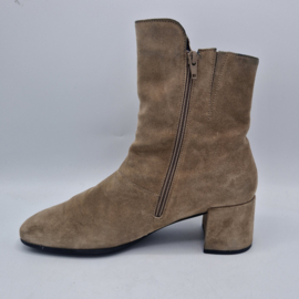 Gabor enkellaarsjes. Maat 41, Beige/ suède.