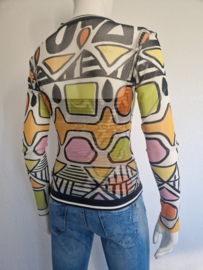 Set (vest & top). Maat 36. All over print.