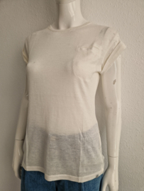 Penn & Ink N.Y. shirt. Maat L. Crème/merinoblend.