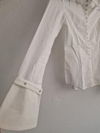 Hoermanseder blouse. Maat 34, Wit.