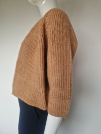 Sissy Boy vest. Maat S. Camel/wol.