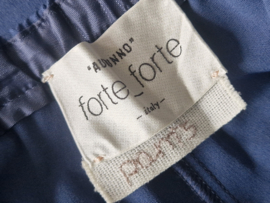 Forte_Forte Italy pantalon. Maat 38,Blauw.