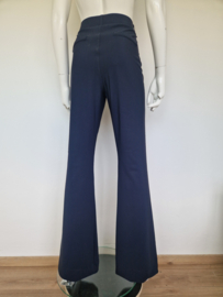 Studio Anneloes travelstof pantalon. Maat M. Donkerblauw.