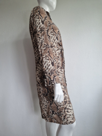 Drole de Copine jurk. Maat L. Snakeprint.