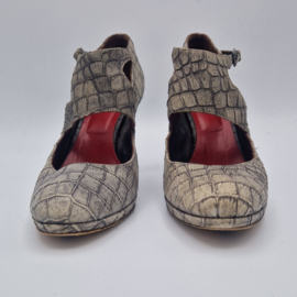 Altra Cosa pumps. Maat 41, Croco leer.