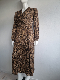 Twinset maxi dress. It.maat 48. Dierenprint.