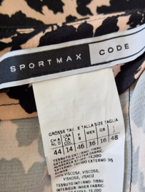 Sportmax Code rok. Maat 42/44, Zachtroze/zwart/print.