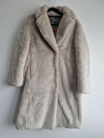 White Label teddy jas. Maat 40, Lichtgrijs.