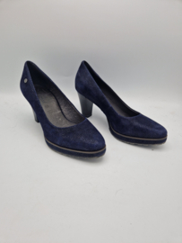 No Stress pumps. Maat 40, Blauw/leer.