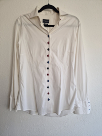 Cavallaro Napoli blouse. Maat 38, Wit.