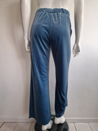 Ichi velours pantalon. Maat L. Blauw.