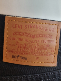 Levi's jeans 501. Maat 28/34, Zwart.
