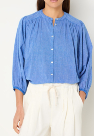 BY-BAR Becky Athia Blouse | Maat S | Sapphire Blue |