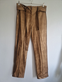 Studio Anneloes pantalon. Maat L. Goud/vegan leather.