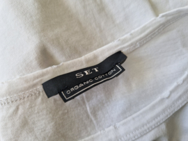 SET shirt. Maat 34/36, Wit/print.