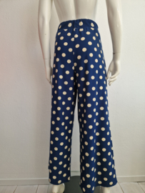 Encuentro palazzo pantalon. Maat M. Blauw/polkadots.